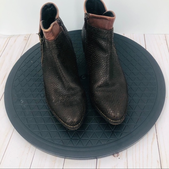 Khrio Women’s leather ankle boots dark brown 10/40‎ - Picture 1 of 12